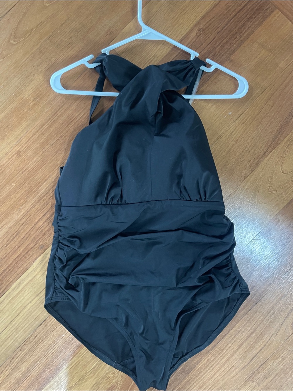 Women’s Black Halter One-Piece Swimsuit by SWIM by Cacique